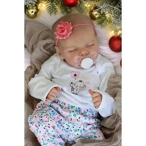 17 Inch Magnetic Soft Body Realistic Newborn Vinyl Silicone Poseable Baby Doll